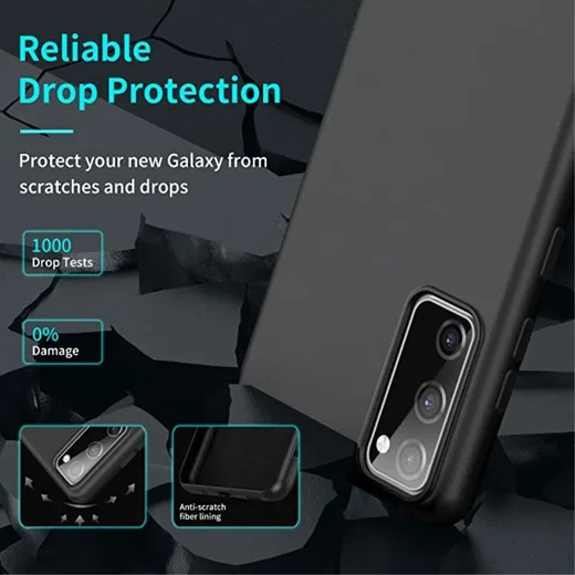 Samsung Galaxy S20 FE Hoesje met MagSafe Siliconen Back Cover Zwart afbeelding 2