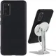 Samsung Galaxy S20 Hoesje met MagSafe Siliconen Back Cover Zwart afbeelding 2