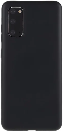 Samsung Galaxy S20 Hoesje met MagSafe Siliconen Back Cover Zwart afbeelding 1