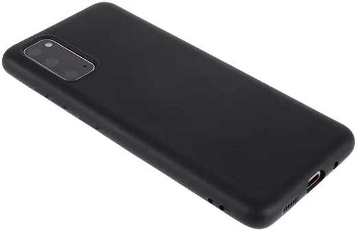 Samsung Galaxy S20 Hoesje met MagSafe Siliconen Back Cover Zwart afbeelding 5