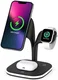 4-in-1 Station 15W Draadloze Oplader Apple iPhone/AirPods/Watch Zwart
