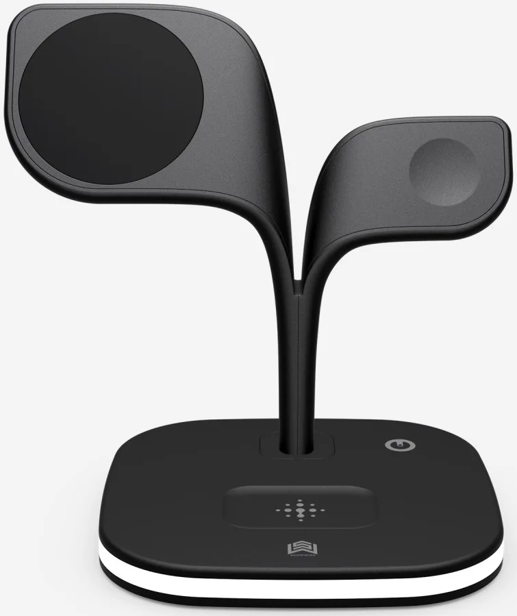 4-in-1 Station 15W Draadloze Oplader Apple iPhone/AirPods/Watch Zwart afbeelding 2
