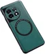 OnePlus 11 Hoesje MagSafe Kunstleer Back Cover Groen afbeelding 1