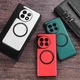 OnePlus 11 Hoesje MagSafe Kunstleer Back Cover Groen afbeelding 7