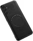 Samsung Galaxy A54 Hoesje MagSafe Kunstleer Back Cover Zwart afbeelding 1