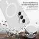 Samsung Galaxy S23 FE Hoesje met MagSafe Acryl Back Cover Transparant afbeelding 2