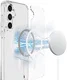 Samsung Galaxy S23 FE Hoesje met MagSafe Acryl Back Cover Transparant afbeelding 3