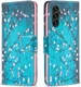 Samsung Galaxy A05s Hoesje Portemonnee Book Case Bloemen Print afbeelding 1
