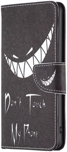 Samsung Galaxy A05s Hoesje Portemonnee Book Case Don't Touch Print afbeelding 5