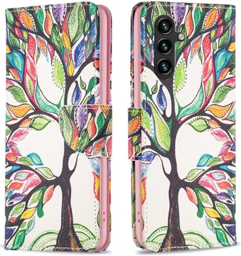 Samsung Galaxy A05s Hoesje Portemonnee Book Case Boom Print