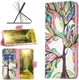 Samsung Galaxy A05s Hoesje Portemonnee Book Case Boom Print afbeelding 5