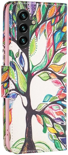 Samsung Galaxy A05s Hoesje Portemonnee Book Case Boom Print afbeelding 7