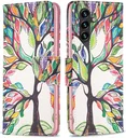 Samsung Galaxy A15 Hoesje Portemonnee Book Case Boom Print
