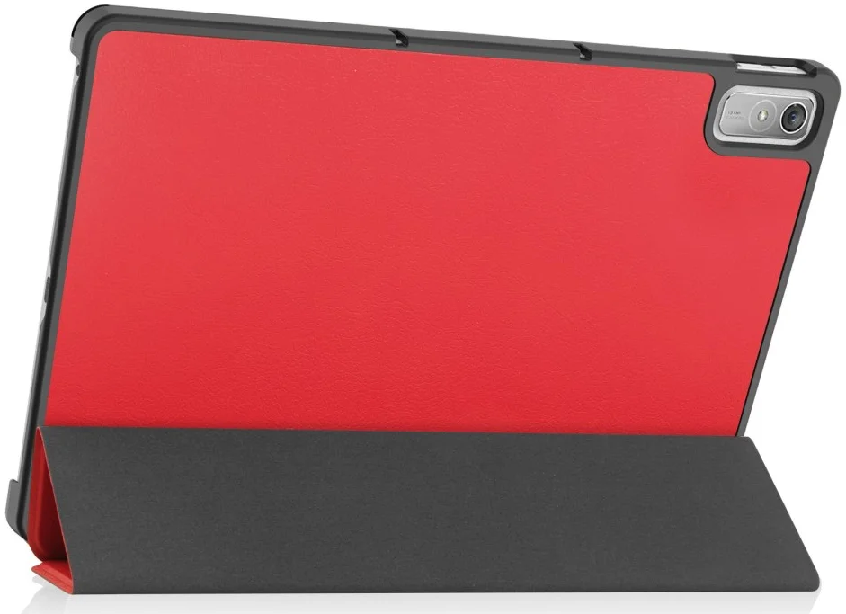 Lenovo Tab P11 Gen 2 Hoes Book Case Sleep/Wake met Standaard Rood afbeelding 10