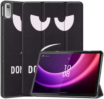 Lenovo Tab P11 Gen 2 Hoes Tri-Fold Book Case met Don't Touch Print