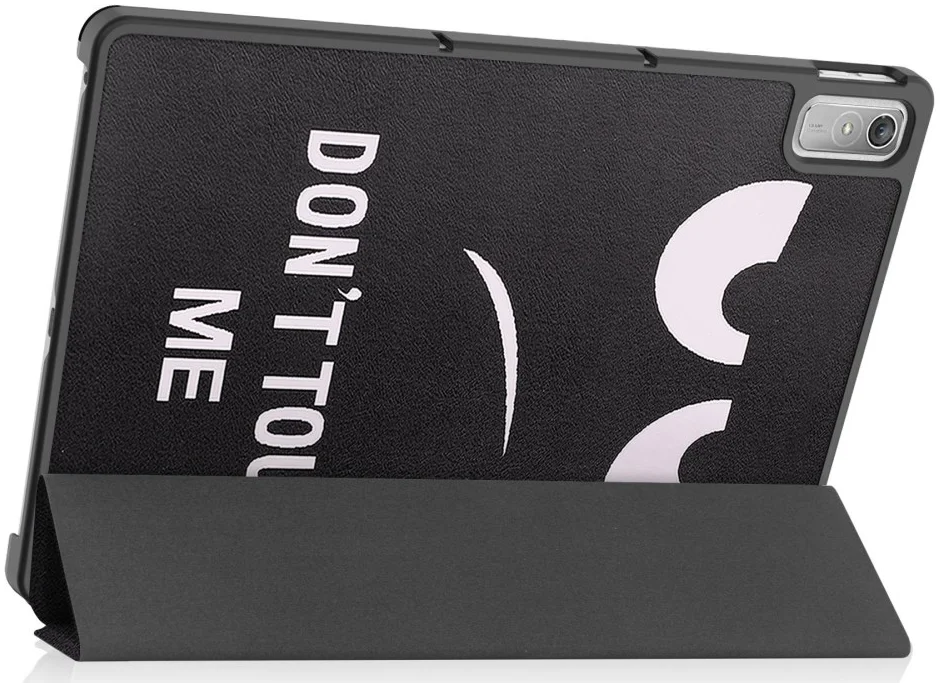 Lenovo Tab P11 Gen 2 Hoes Tri-Fold Book Case met Don't Touch Print afbeelding 3