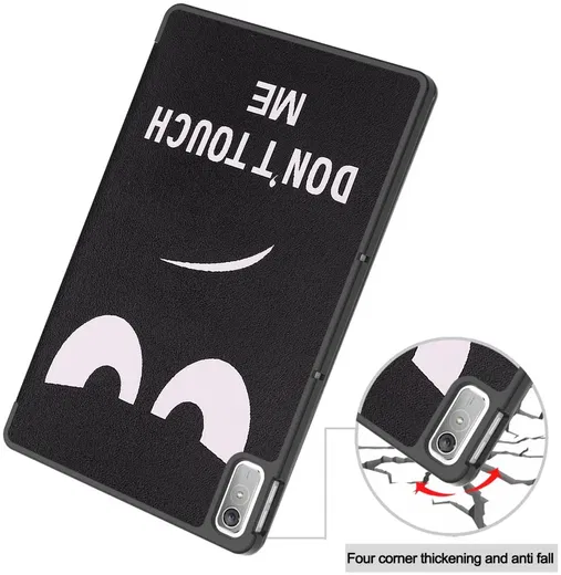 Lenovo Tab P11 Gen 2 Hoes Tri-Fold Book Case met Don't Touch Print afbeelding 5