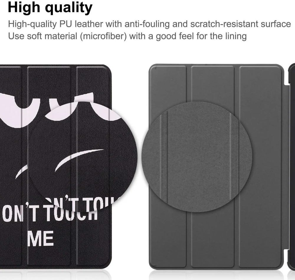 Lenovo Tab P11 Gen 2 Hoes Tri-Fold Book Case met Don't Touch Print afbeelding 9
