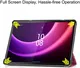 Lenovo Tab P11 Gen 2 Hoes Tri-Fold Book Case met Galaxy Print afbeelding 8