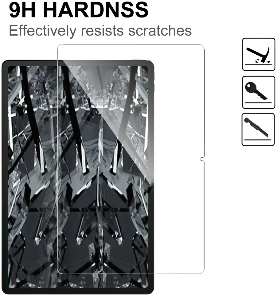Lenovo Tab P12 Screen Protector Volledig Dekkend Tempered Glass afbeelding 3