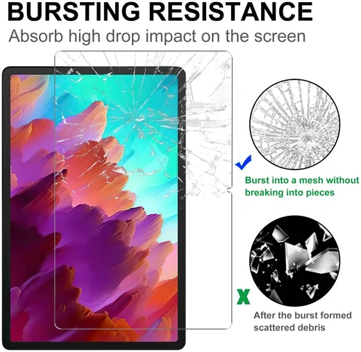 Lenovo Tab P12 Screen Protector Volledig Dekkend Tempered Glass afbeelding 4