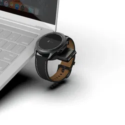 Compacte Draadloze Oplader voor Samsung Galaxy Watch Zwart afbeelding