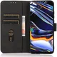 KHAZNEH Oppo Reno 10 / 10 Pro Hoesje Retro Wallet Book Case Zwart