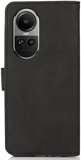 KHAZNEH Oppo Reno 10 / 10 Pro Hoesje Retro Wallet Book Case Zwart afbeelding 7