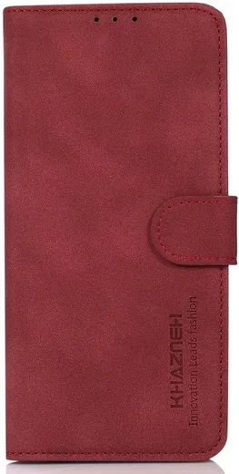 KHAZNEH Oppo Reno 10 / 10 Pro Hoesje Retro Wallet Book Case Rood afbeelding 6
