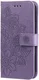 Oppo Reno 10 / 10 Pro Hoesje Bloemen Book Case met Pasjeshouder Paars afbeelding 8