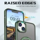 Apple iPhone 15 Hoesje met MagSafe Back Cover met Standaard Groen afbeelding 6