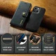 DG Ming Apple iPhone 15 Hoesje 2-in-1 Book Case en Back Cover Zwart afbeelding 6