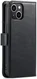 DG Ming Apple iPhone 15 Hoesje 2-in-1 Book Case en Back Cover Zwart afbeelding 9