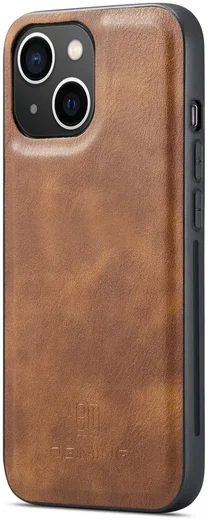 DG Ming Apple iPhone 15 Hoesje 2-in-1 Book Case en Back Cover Bruin afbeelding 8