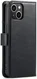 DG Ming Apple iPhone 15 Plus Hoesje Retro Wallet Book Case Zwart afbeelding 10