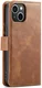 DG Ming Apple iPhone 15 Plus Hoesje Retro Wallet Book Case Bruin afbeelding 10