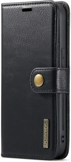 DG Ming Apple iPhone 15 Pro Hoesje Retro Wallet Book Case Zwart afbeelding 11