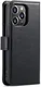 DG Ming Apple iPhone 15 Pro Max Hoesje Retro Wallet Book Case Zwart afbeelding 10