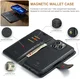 DG Ming Apple iPhone 15 Pro Max Hoesje Retro Wallet Book Case Zwart afbeelding 4