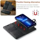 DG Ming Apple iPhone 15 Pro Max Hoesje Retro Wallet Book Case Zwart afbeelding 5