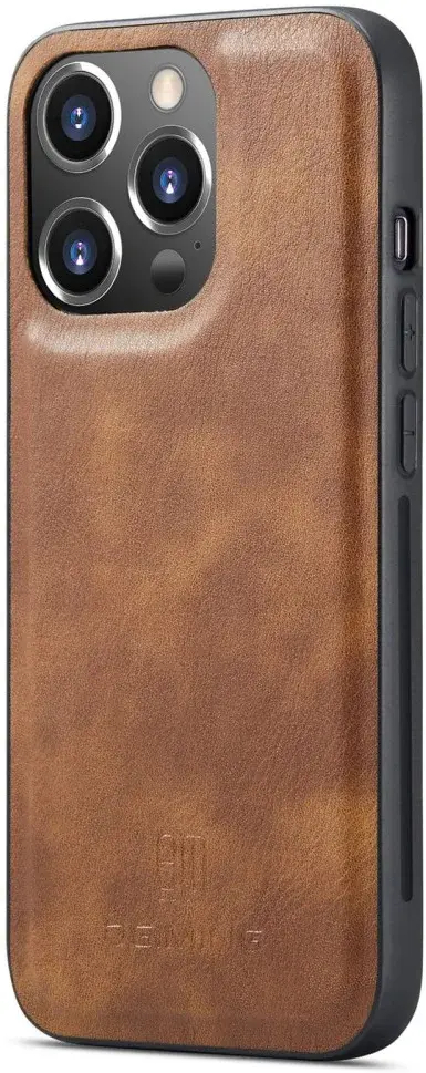 DG Ming Apple iPhone 15 Pro Max Hoesje Retro Wallet Book Case Bruin afbeelding 9