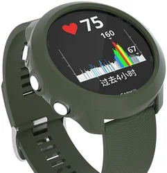 Garmin Forerunner 645 Hoesje TPU Bumper Case Groen afbeelding