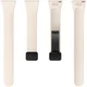 Universeel Smartwatch 20MM Bandje - Siliconen - Magneetsluiting - Beige afbeelding 4