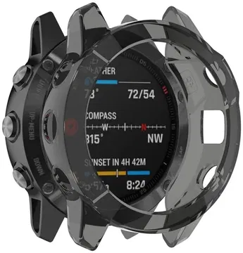 Garmin Fenix 6 Pro Hoesje - TPU - Zwart