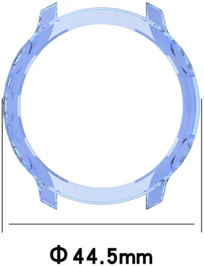 Garmin Forerunner 55 Hoesje - Flexibel TPU Bumper - Transparant Zwart afbeelding 6