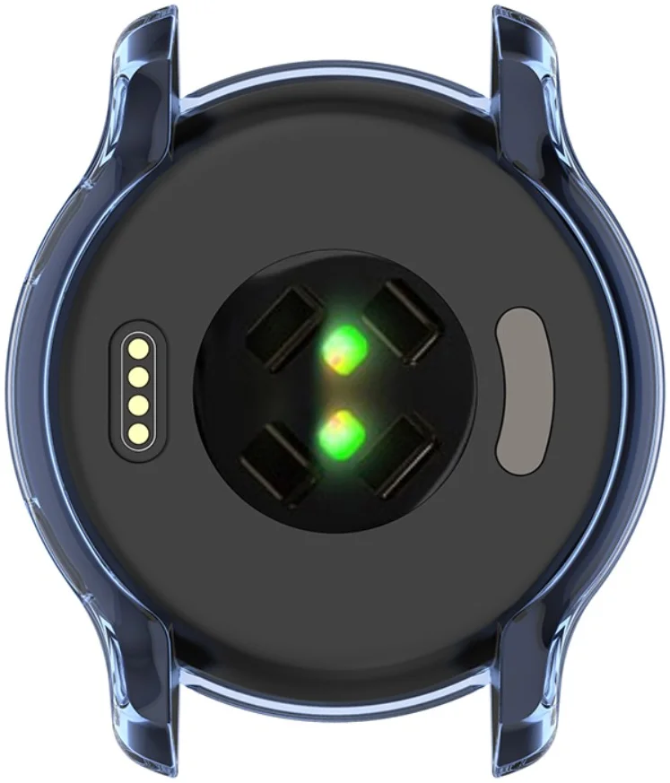 Garmin Venu 2S Hoesje - Flexibel TPU Bumper - Transparant Blauw afbeelding 4