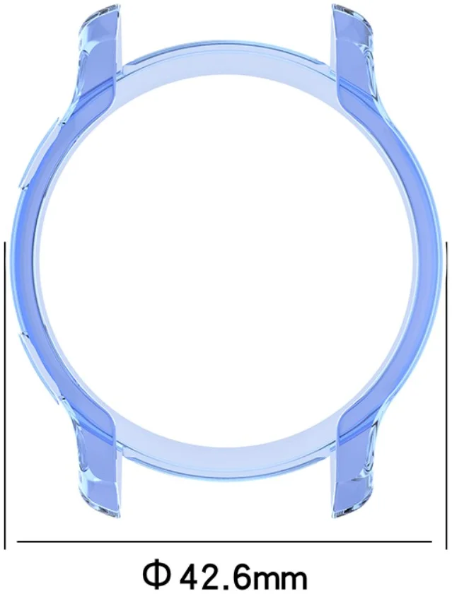 Garmin Venu 2S Hoesje - Flexibel TPU Bumper - Transparant Blauw afbeelding 7