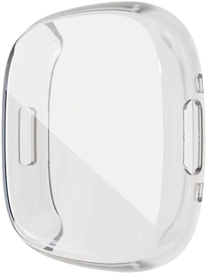 Fitbit Sense 2 Hoesje - Full Protect Flexibel TPU Case - Transparant afbeelding 1