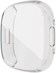 Fitbit Sense 2 Hoesje - Full Protect Flexibel TPU Case - Transparant afbeelding