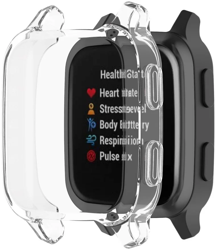 Garmin Venu SQ (2) / Venu SQ Music (2) Hoesje - TPU Bumper Case - Transparant afbeelding 1